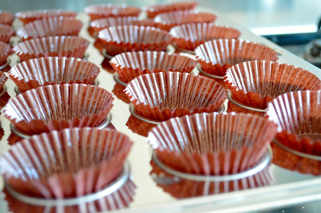 Mini cupcakes al cioccolato e pistacchio