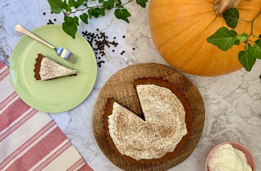 Crostata alla zucca e cioccolato