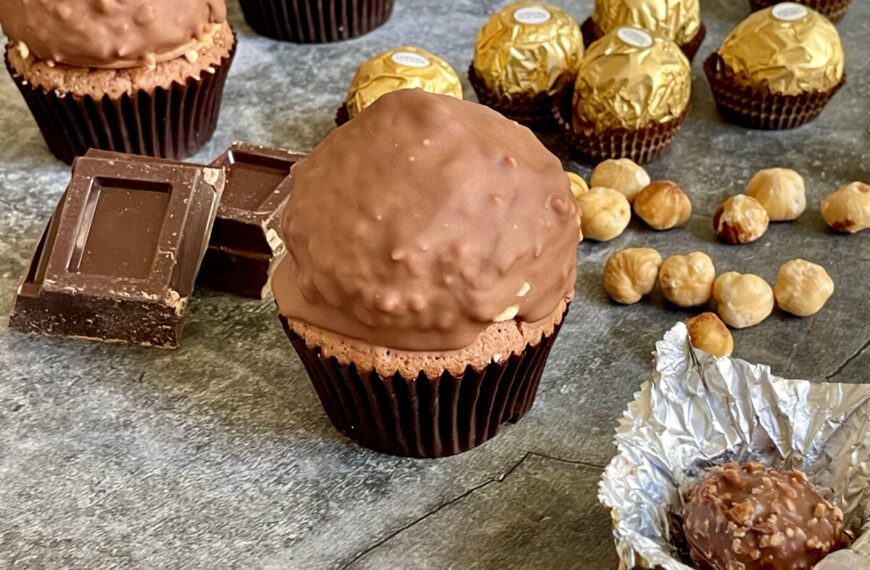 Cupcake Ferrero Rocher